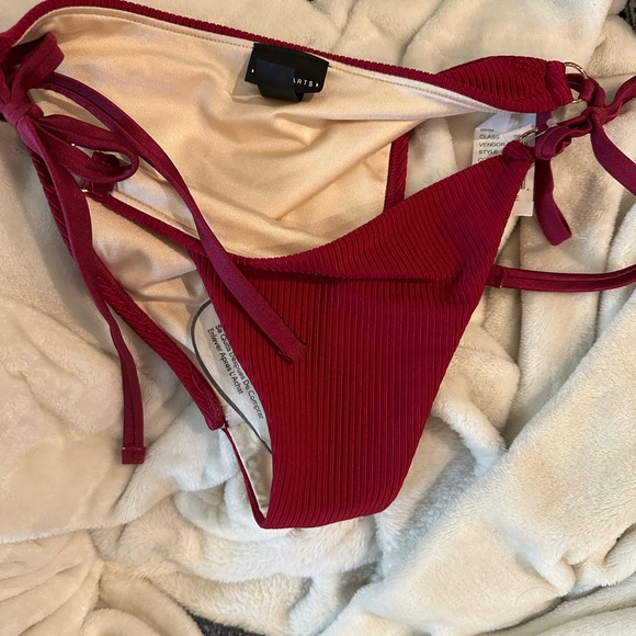 Burgundy bikini bottoms NWT - Picture 2 of 5